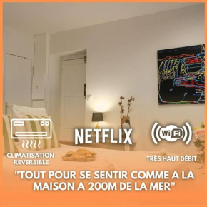Le Clemenceau By ApiRent #Cosy #200m des plages #Wifi